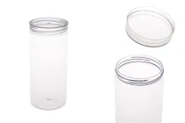 Βαζάκι 410 ml πλαστικό (PET) 65x150 mm διάφανο με καπάκι - 6 τμχ Βαζάκι 410 ml πλαστικό (PET) 65x150 mm διάφανο με καπάκι - 6 τμχ
