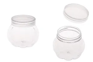 Transparent 150ml PET jar with cap in size 55x60 mm -available in a package with 12 pcs-1
