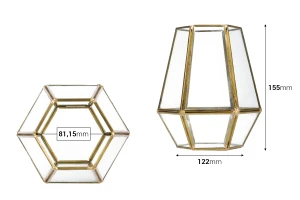 Deko- Glas für Kerzen-2