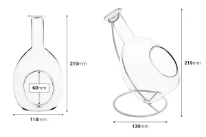 Deko Glas Karaffe-2