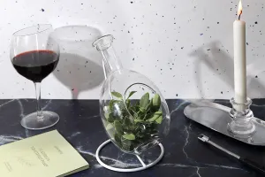 Deko Glas Karaffe-3