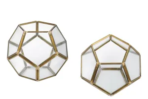 Récipient en verre décoratif pour bougie-1