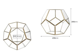 Récipient en verre décoratif pour bougie-2