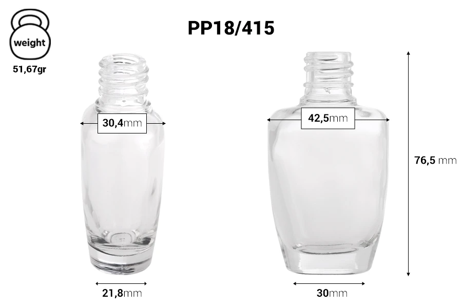 Μπουκαλάκι αρωμάτων γυάλινο (18/415) 30 ml - (ελάχιστη παραγγελία: 1 κιβώτιο)