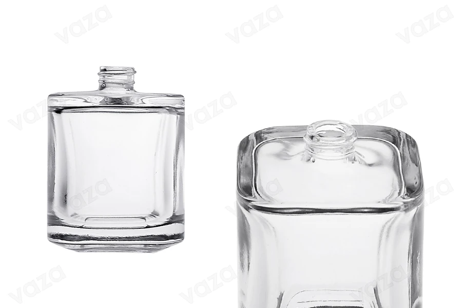 Luxuriöse Glasparfümflasche 50 ml mit Hals 15/400-produktbild