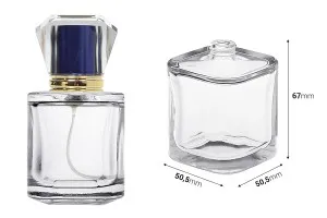 Luxuriöse Glasparfümflasche 50 ml mit Hals 15/400-2