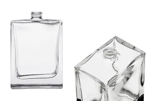 100ml luxury glass perfume bottle (PP 15) in rectangular shape-1