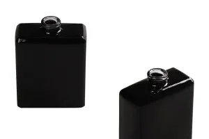 Bottiglia per profumi da 50 ml nera con chiusura di sicurezza 'Crimp' da 15 mm.-1