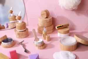 15 ml aluminum jar with bamboo coating and inner liner on the cap - 12 pcs-3