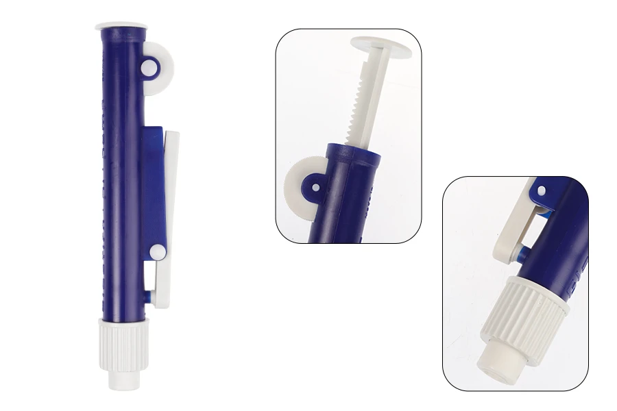 Dispenser πιπετών με σιλικόνη  στην βαλβίδα 0.1 ml εως 2 ml