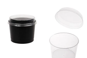 Plastic cup 200 ml in round shape - 50 pcs-1