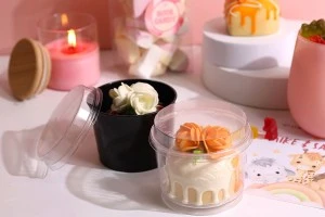 Plastic cup 200 ml in round shape - 50 pcs-3