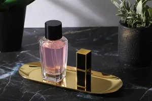 Bottiglia di profumo in vetro 100 ml con beccuccio a crimpare 15 mm in forma speciale-5