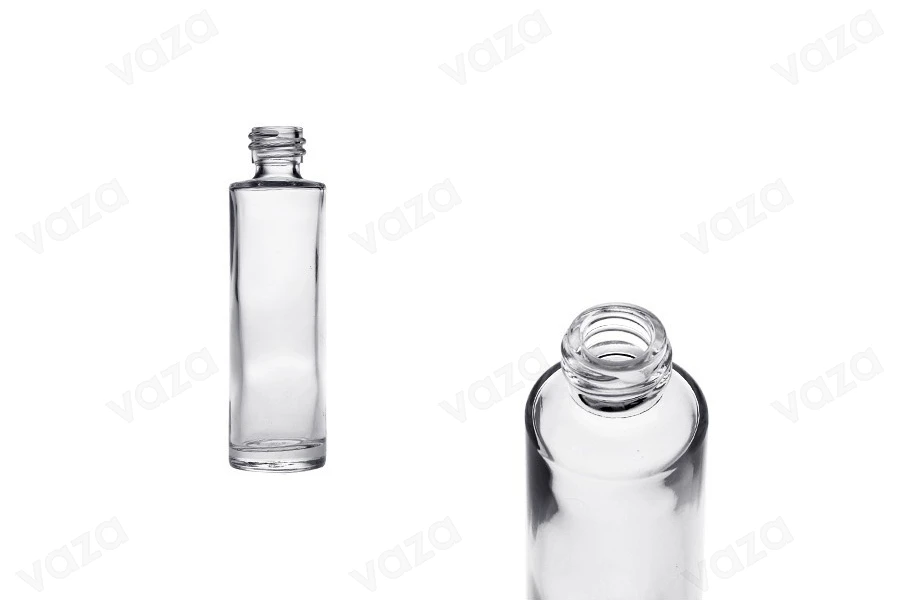 Flacon de parfum rond en verre 30ml (18/415) - (commande minimum : 1 boîte)-photo_groupe