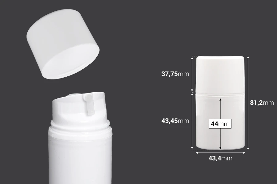 Μπουκάλι airless πλαστικό 30 ml για κρέμα Μπουκάλι airless πλαστικό 30 ml για κρέμα