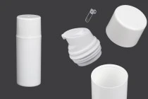 Bottiglia airless in plastica da 80 ml per creme.