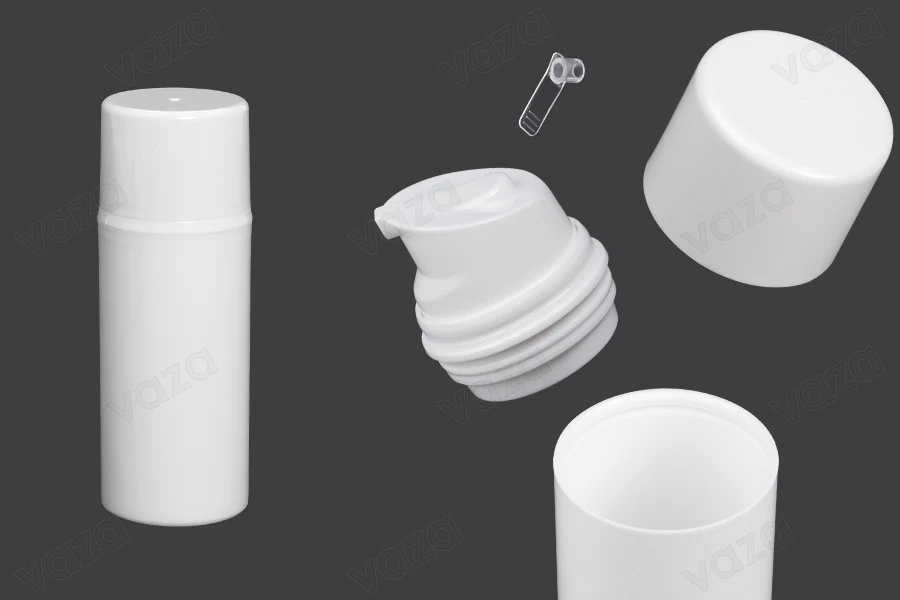 Bottiglia airless in plastica da 80 ml per creme. Bottiglia airless in plastica da 80 ml per creme.-immagine_prodotto
