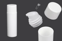 Flacon airless en plastique de 100 ml pour crème