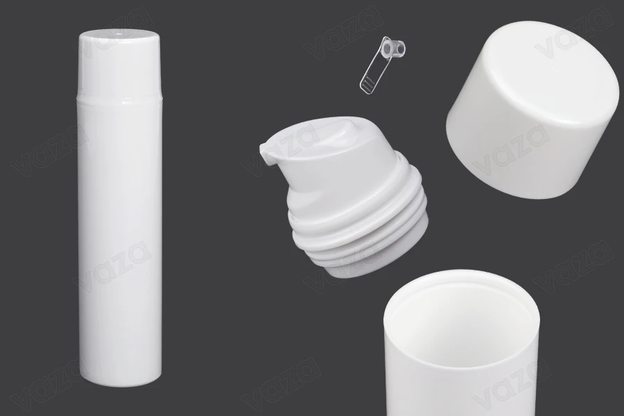 Bottiglia Airless a tubo stretto da 150 ml per creme. Bottiglia Airless a tubo stretto da 150 ml per creme.-immagine_prodotto