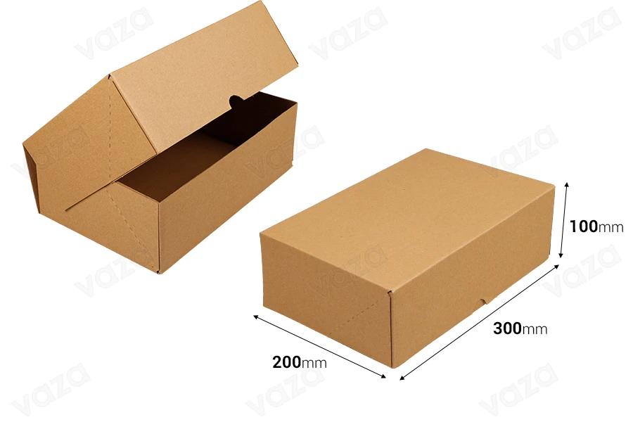 Χάρτινο κουτί 300x200x100 mm 3-φυλλο με αυτόματη συναρμολόγηση (No 80) - 25 τμχ Χάρτινο κουτί 300x200x100 mm 3-φυλλο με αυτόματη συναρμολόγηση (No 80) - 25 τμχ-εικόνα_διαστάσεις