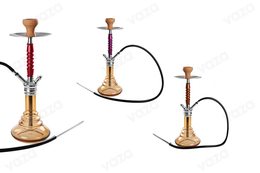 Ναργιλές 54 cm με γυάλινη βάση Ναργιλές 54 cm με γυάλινη βάση-εικόνα_προϊοντική