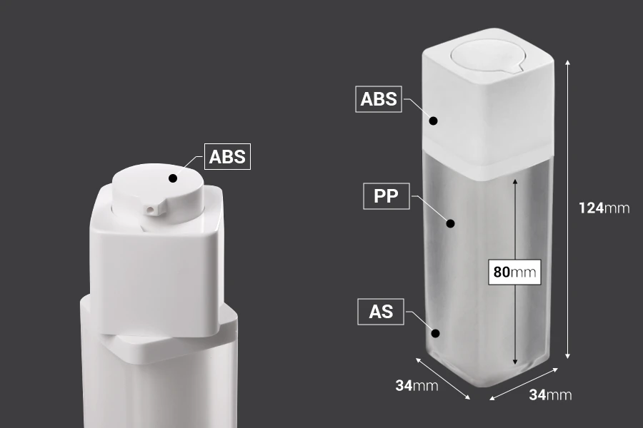 30 ml airless bottle with pump 30 ml airless bottle with pump