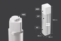 50ml acrylic airless bottle with white pump 50ml acrylic airless bottle with white pump