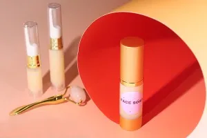 Bottiglietta Airless da 5 ml trasparente con tappo per siero - 2  colori.-5