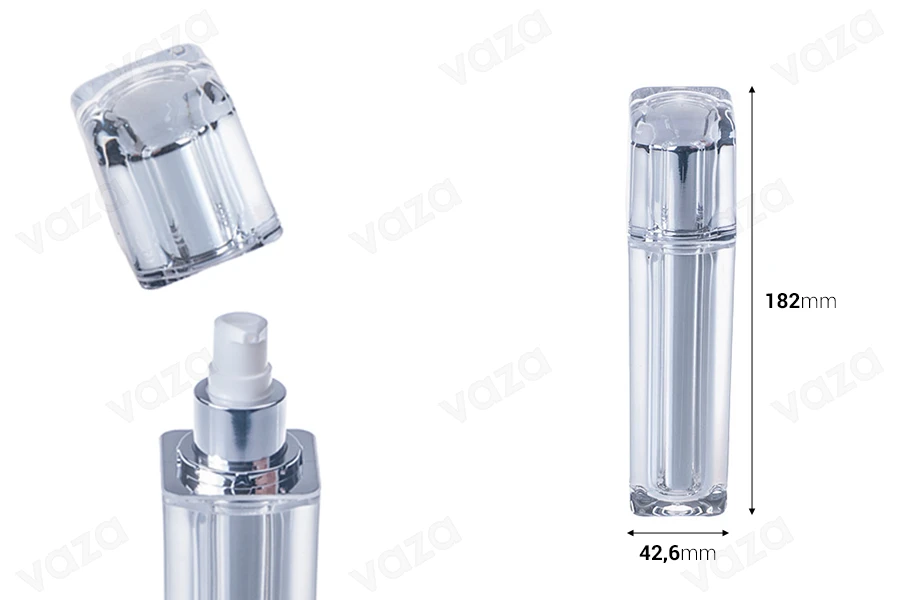 Μπουκάλι πολυτελείας για κρέμες 100 ml Μπουκάλι πολυτελείας για κρέμες 100 ml-εικόνα_διαστάσεις
