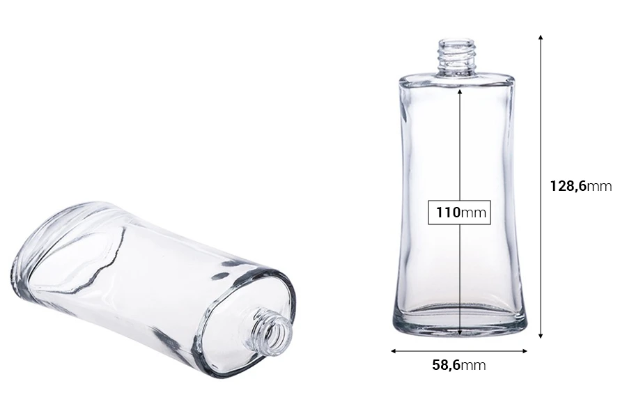 Flacone di profumo ovale da 100 ml (18/415) Flacone di profumo ovale da 100 ml (18/415)