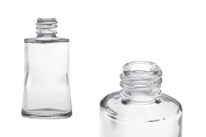 Glass oval perfume bottle 35 ml (18/415)