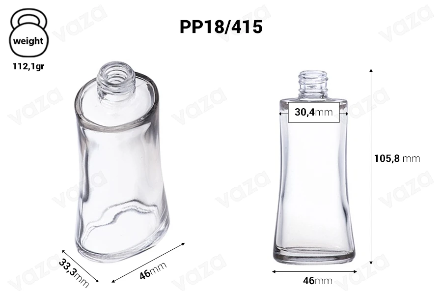 Ovales Parfüm Flakon 50ml 4/50 (18/415) Ovales Parfüm Flakon 50ml 4/50 (18/415)-bildabmessungen