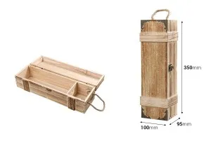 Boite de rangement à vin en bois-2