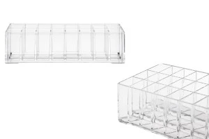 3-Level acrylic display rack stand in size  230x90x80 mm with 24 compartments