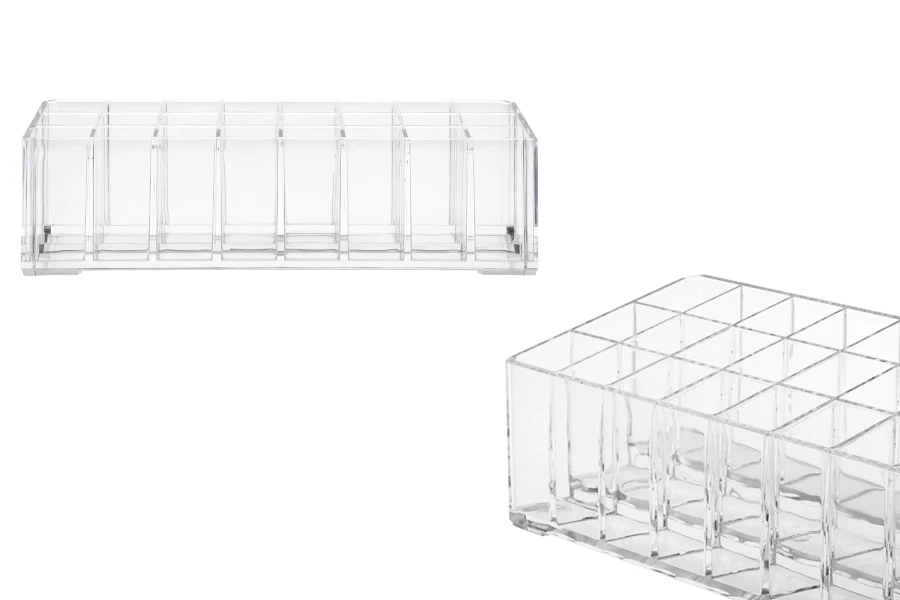 Portaprovette in acrilico 230 x 90 x 80 mm - 3 livelli (24 posti) Portaprovette in acrilico 230 x 90 x 80 mm - 3 livelli (24 posti)