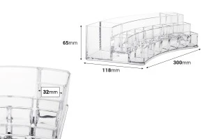Beutel - xxx mm Kosmetik Organisationsbasis - 3 Ebenen-2