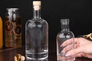 Bouteille ronde en verre 200 ml - 20 pcs-3