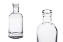 Γυάλινο στρογγυλό μπουκάλι 200 ml - 20 τμχ