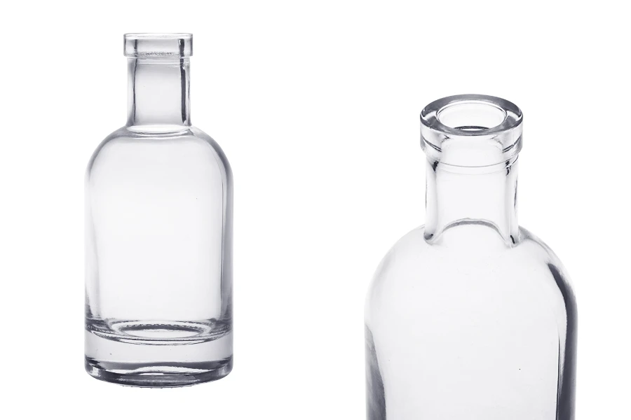 Γυάλινο στρογγυλό μπουκάλι 200 ml - 20 τμχ