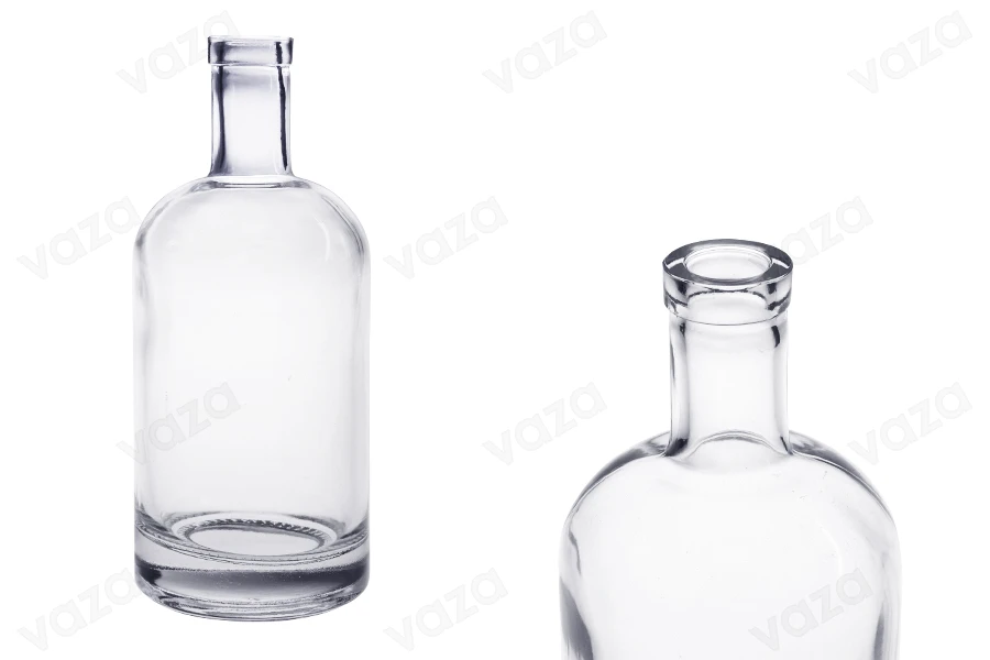 Γυάλινο στρογγυλό μπουκάλι 500 ml - 20 τμχ-εικόνα_προϊοντική