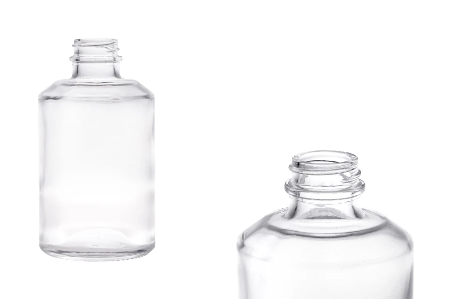 Flacon cylindrique en verre 250 ml Flacon cylindrique en verre 250 ml