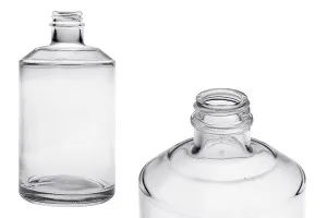 Cylindrical glass bottle 500 ml-1
