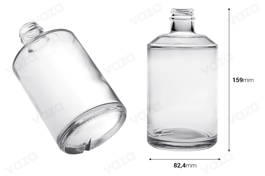 Γυάλινο κυλινδρικό μπουκάλι 500 ml Γυάλινο κυλινδρικό μπουκάλι 500 ml-εικόνα_διαστάσεις