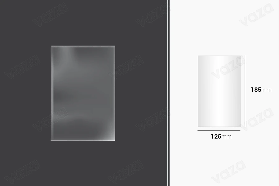 Wrapping and packaging shrinkage (BOPP) film 125x185 mm - 100 pcs-image_product