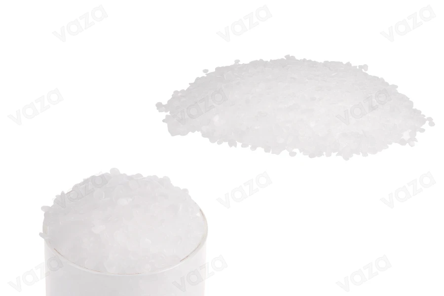 Παραφίνη (σημείο τήξης 56-58°C) σε μορφή παστίλιας - τεμάχιο 1 κιλού-εικόνα_διαστάσεις