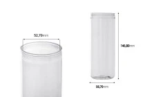 330 ml Canette de boisson en plastique (PET) transparent - 200 pièces 330 ml Canette de boisson en plastique (PET) transparent - 200 pièces