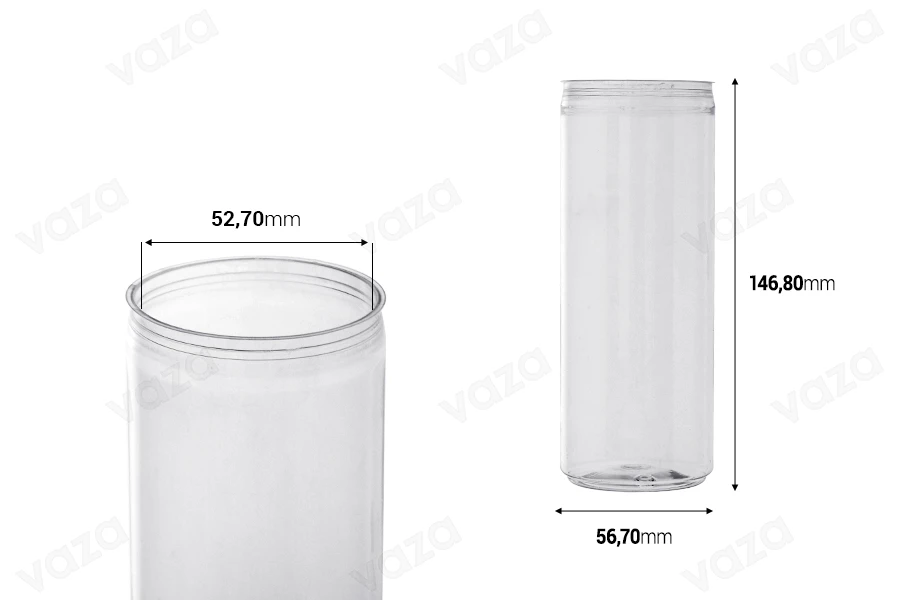 330 ml Canette de boisson en plastique (PET) transparent - 200 pièces 330 ml Canette de boisson en plastique (PET) transparent - 200 pièces-photo_dimensions