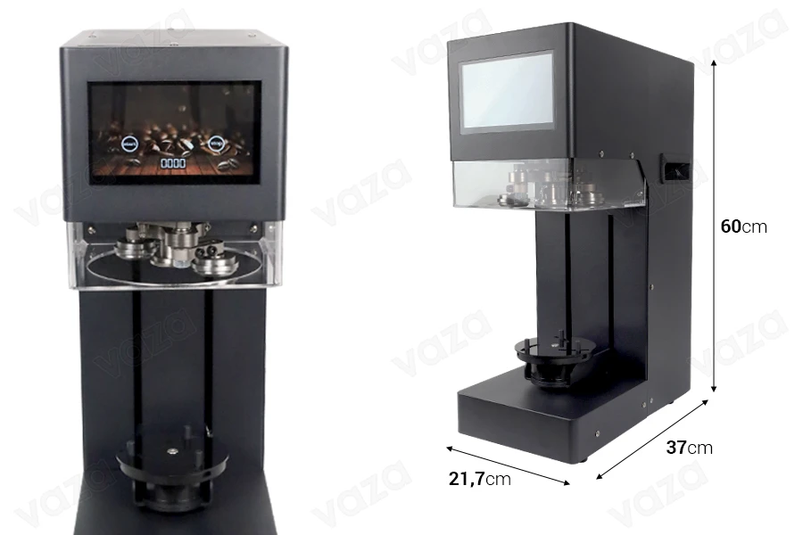 Capping - sealing machine for plastic bottles with aluminum cap Capping - sealing machine for plastic bottles with aluminum cap-image_dimensions