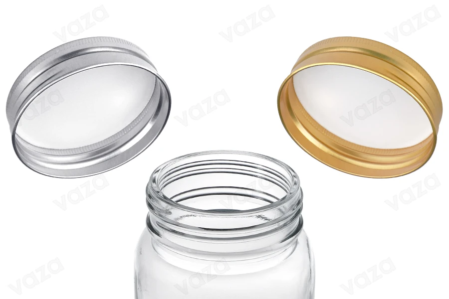 Kavanoz qelqi 280 ml me kapak alumini - 12 copë Kavanoz qelqi 280 ml me kapak alumini - 12 copë-imazh_grup