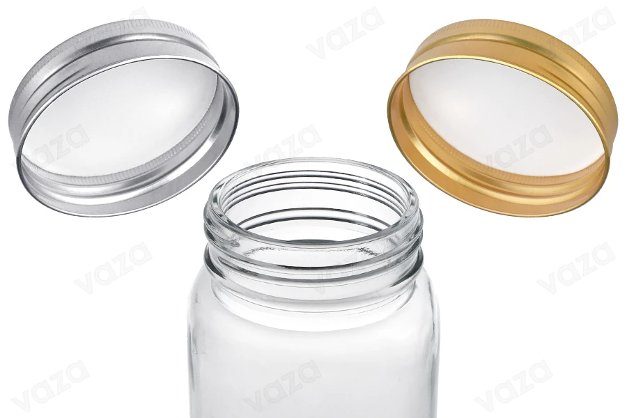 Γυάλινο βάζο 500 ml με καπάκι αλουμινίου - 12 τμχ Γυάλινο βάζο 500 ml με καπάκι αλουμινίου - 12 τμχ-εικόνα_σύνθεση